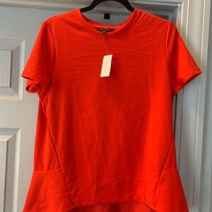 Banana Republic Vibrant Red Short Sleeve Tee